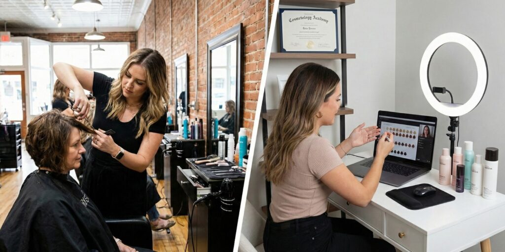 What Careers Can You Have With a Cosmetology License (Offline and Remote)